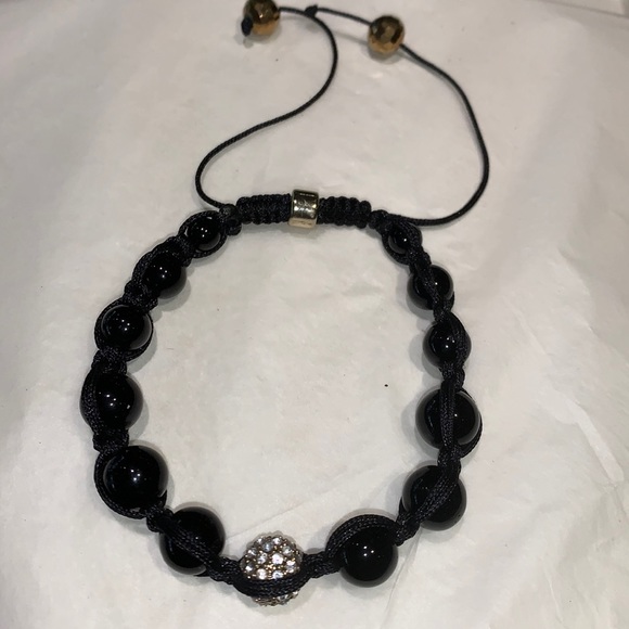 Shamballa unisex Crystal ball meditation bracelet nwot - Picture 3 of 6